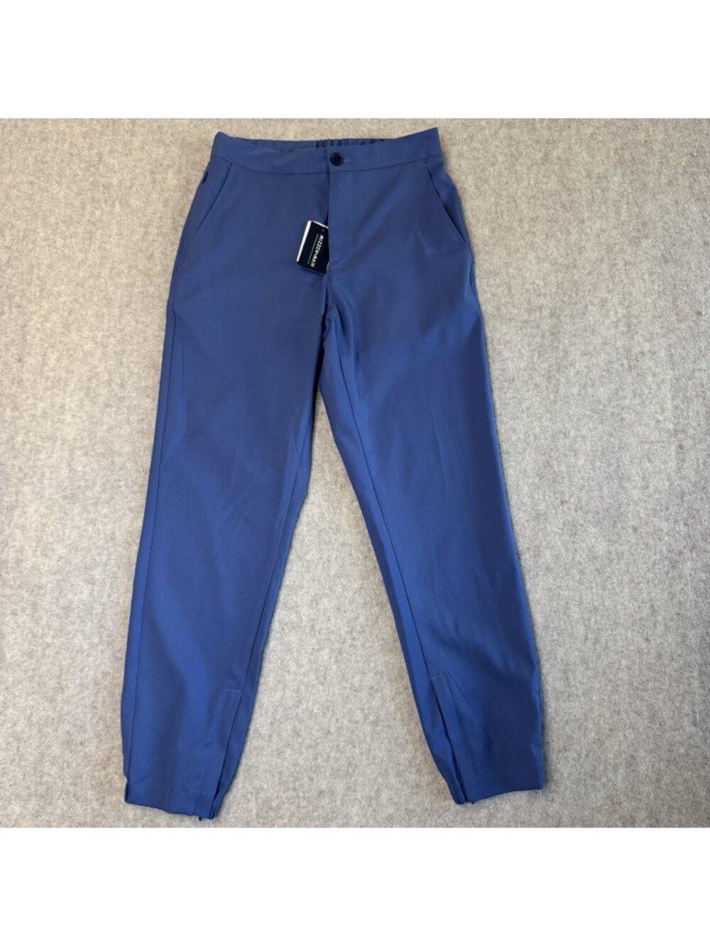 NWT Mizzen+Main Baron Performance Jogger Pants Mens Small Blue Slim Fit Athletic